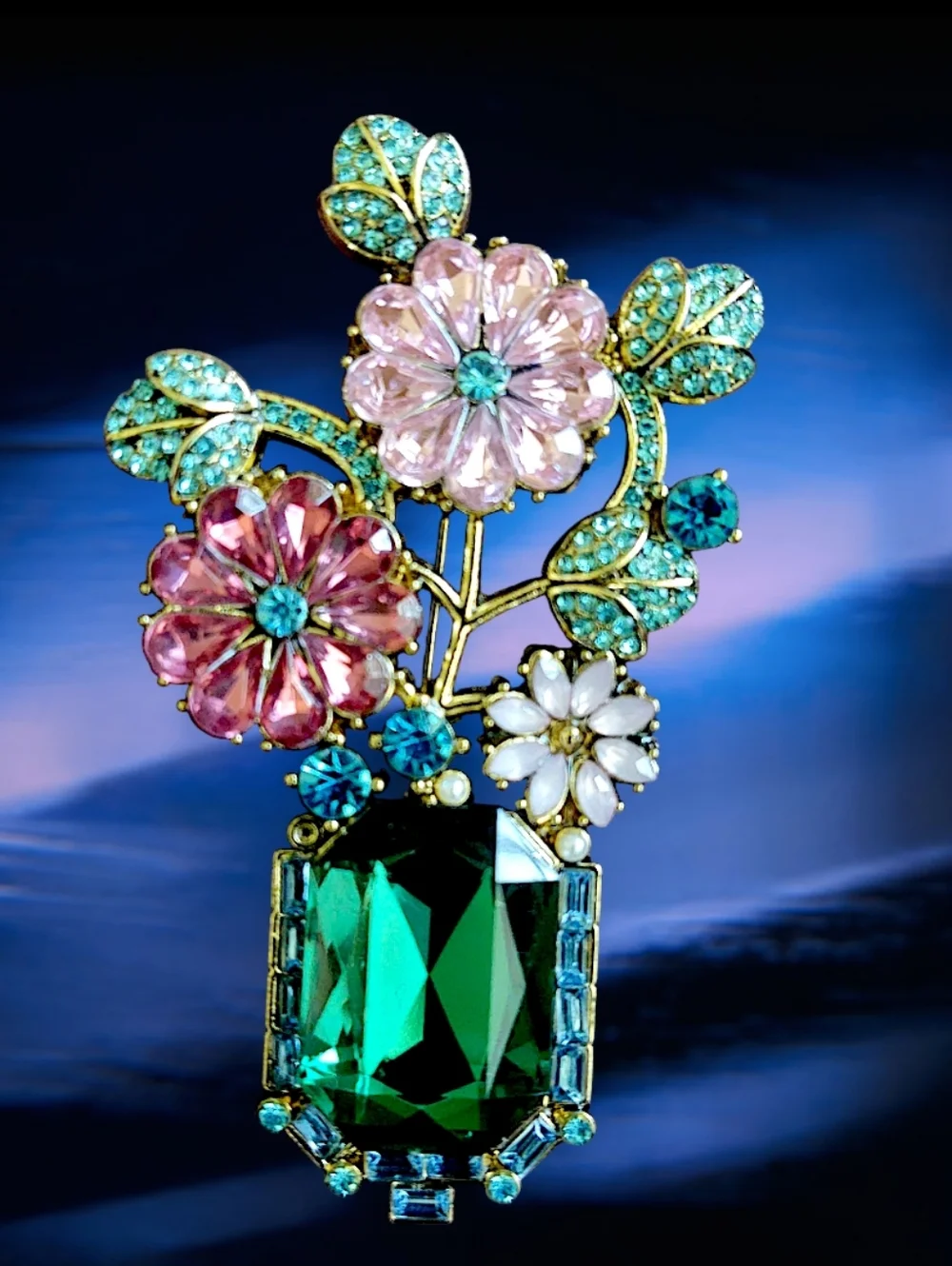 Floral Bouquet Brooch